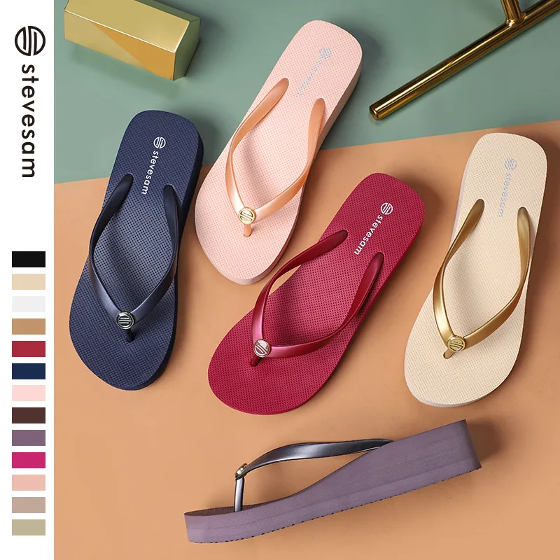 Non slip thick soled summer new Flip-flops women's slope heel fashion wear beach sandals women shoes sandals designer sandals
Non slip thick soled summer new Flip-flops women's slope heel fashion wear beach sandals women shoes sandals designer sandals