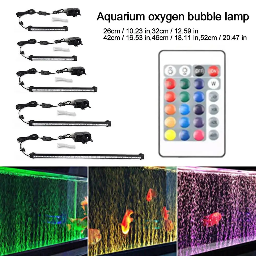 1pc Aquarium Fish Tank Light IP68 Waterproof LED Aquarium Bubble Aquatic Remote Lamp RGB Oxygenation Lamp Air Submersible L I7X4
1pc Aquarium Fish Tank Light IP68 Waterproof LED Aquarium Bubble Aquatic Remote Lamp RGB Oxygenation Lamp Air Submersible L I7X4