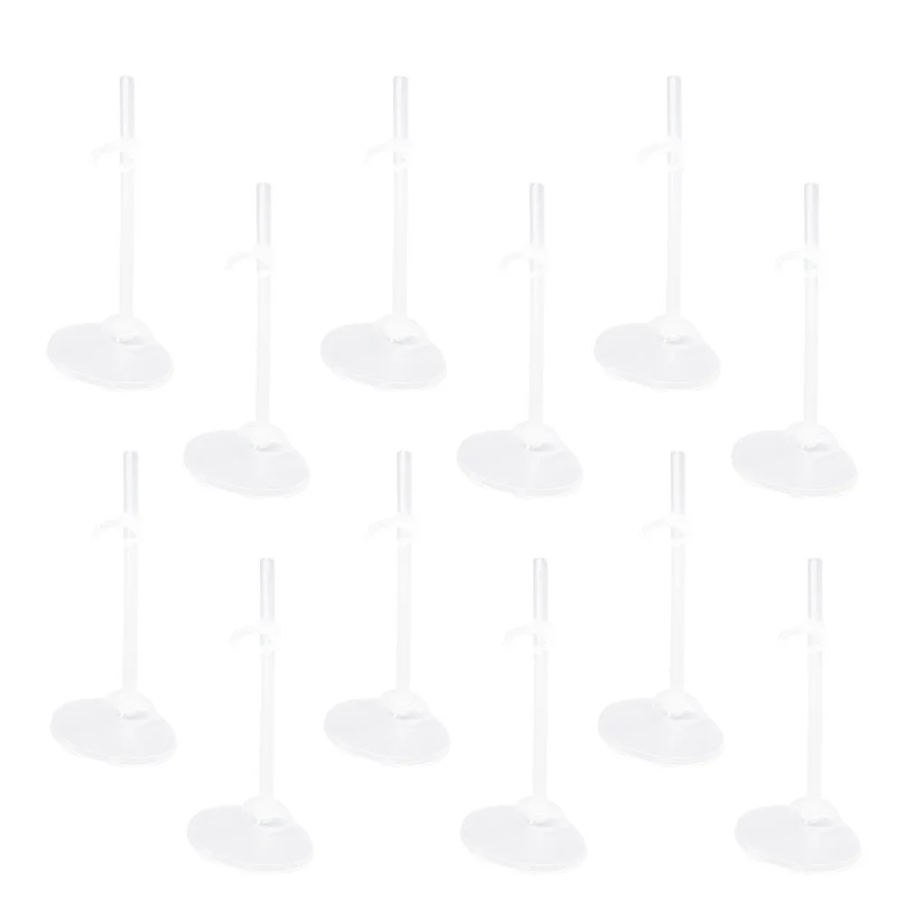 12pcs Stand Display Holder Transparent Stand Support for Dolls Display Holder ( White )
12pcs Stand Display Holder Transparent Stand Support for Dolls Display Holder ( White )