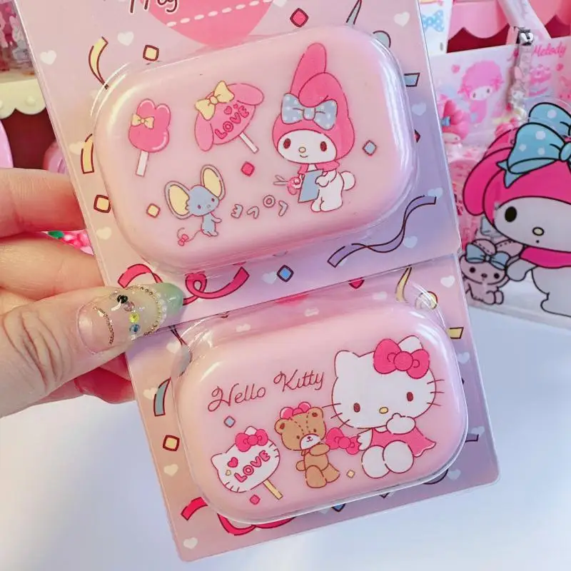 Sanrios Kawaii Hello Kitty Mini Contact Lens Case My Melody Lenses Box Anime Cartoon Travel Portable Mirror Girls Birthday Gifts
Sanrios Kawaii Hello Kitty Mini Contact Lens Case My Melody Lenses Box Anime Cartoon Travel Portable Mirror Girls Birthday Gifts