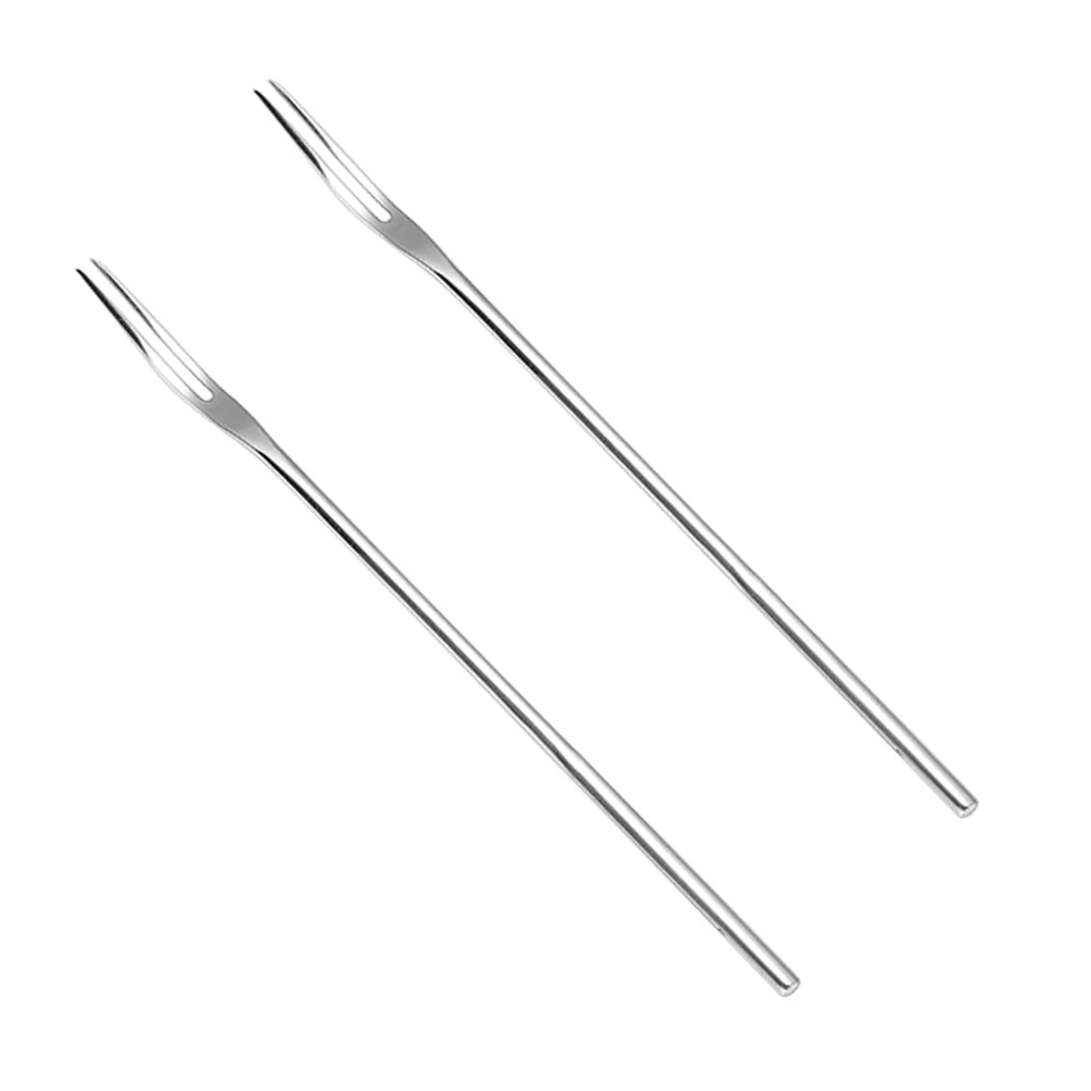 2Pcs Fruit Forks Stainless Steel Fruit Forks Two Forks Dessert Appetizer Fork Dessert Forks Cake Forks for Home Party
2Pcs Fruit Forks Stainless Steel Fruit Forks Two Forks Dessert Appetizer Fork Dessert Forks Cake Forks for Home Party