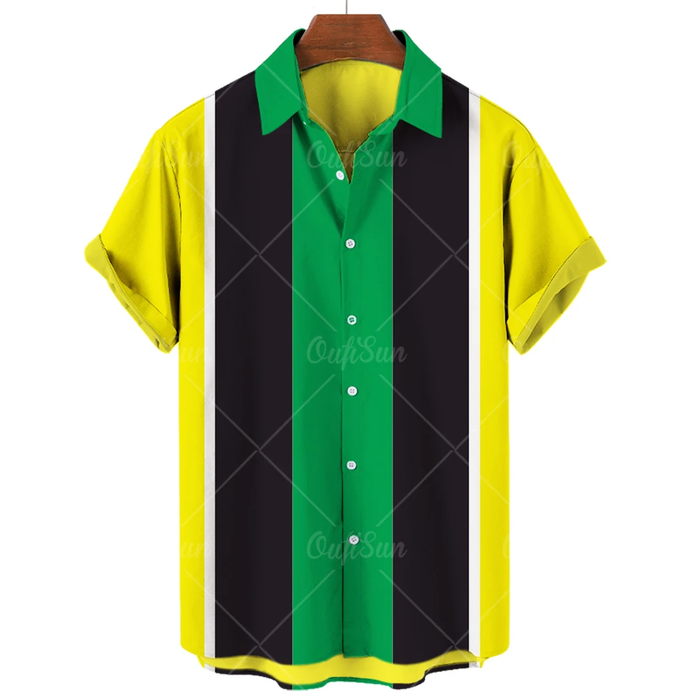 2022 Fashion Men's Short Sleeve Hawaiian Shirt Tops Flag Print Shirts Plus Size Summer Men's Casual Beach Shirts
2022 Fashion Men's Short Sleeve Hawaiian Shirt Tops Flag Print Shirts Plus Size Summer Men's Casual Beach Shirts