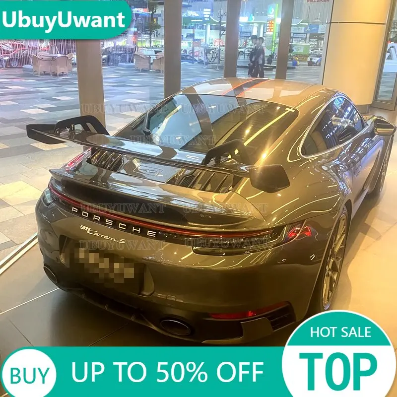 Высококачественный спойлер из углеродного волокна для Porsche 911 992, спойлер для заднего багажника, направляющая для губ, комплект для выступлений на крыло заднего крыла 2019 +
Высококачественный спойлер из углеродного волокна для Porsche 911 992, спойлер для заднего багажника, направляющая для губ, комплект для выступлений на крыло заднего крыла 2019 +