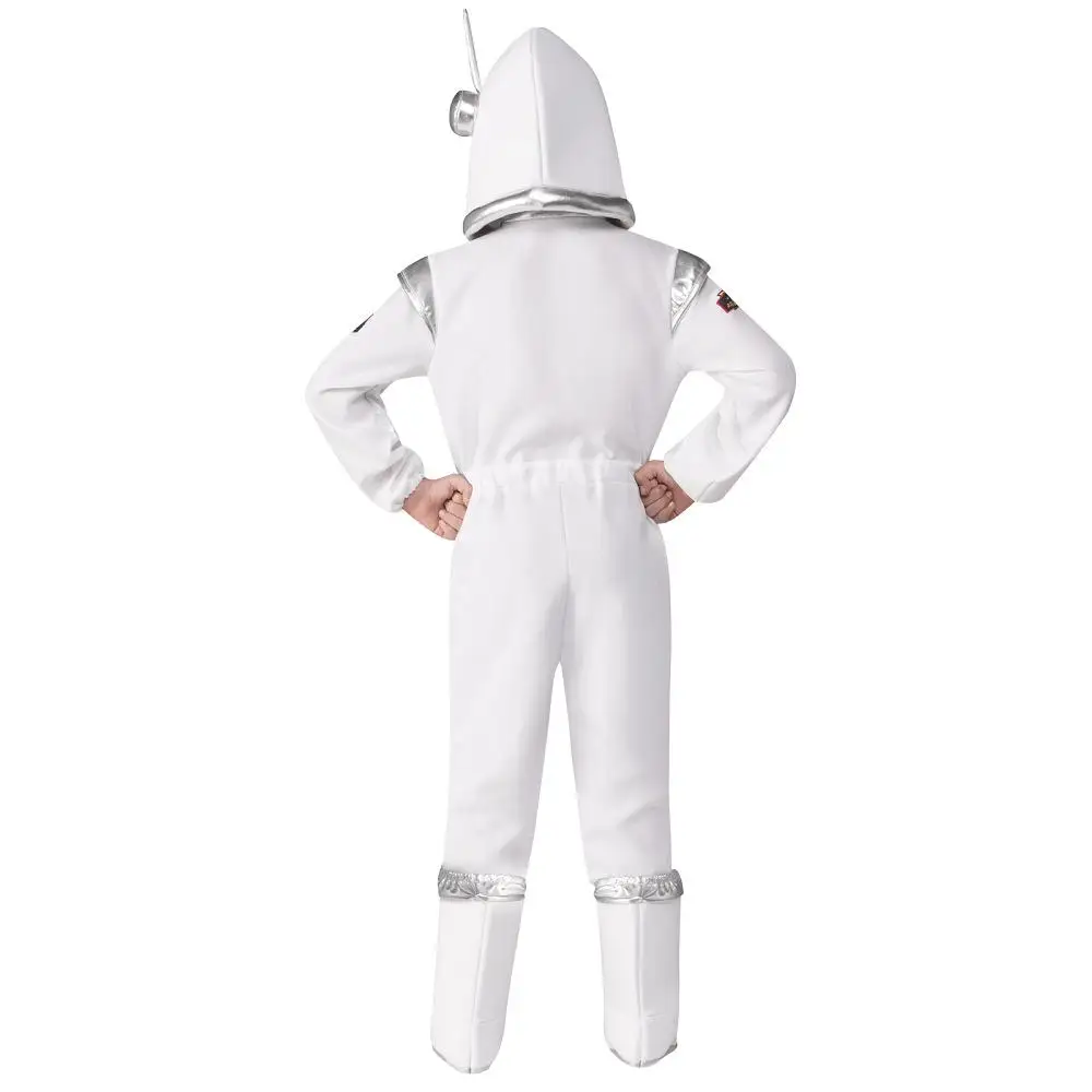 Новый детский костюм космоса белый комбинезон шляпа для косплея детская