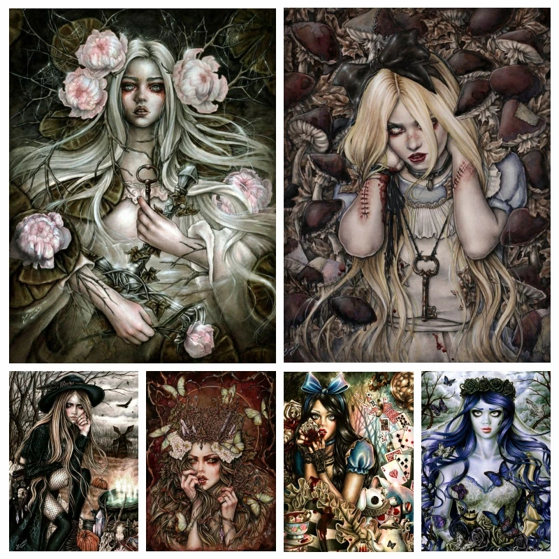 5d Mystical Halloween Vampire Gril Demon Art Diamond Painting Rhineston Poster Embroidery Cross Stitch Kit Wall Decor For Home
5d Mystical Halloween Vampire Gril Demon Art Diamond Painting Rhineston Poster Embroidery Cross Stitch Kit Wall Decor For Home