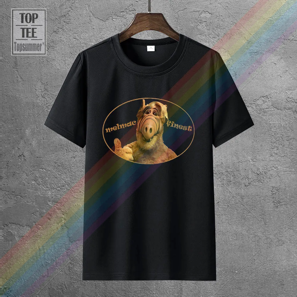 Alf Melmac Finest Tv Movie Alien Eighties Classic Tshirt White Basic Tee 
Alf Melmac Finest Tv Movie Alien Eighties Classic Tshirt White Basic Tee