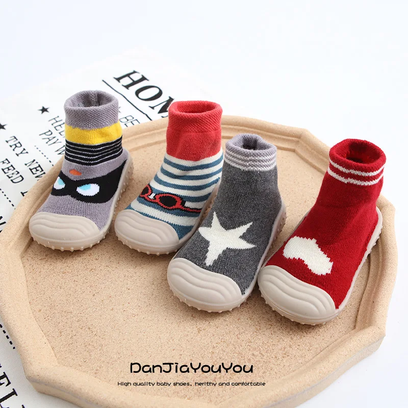 Baby Shoes Winter Girls Boys Kids Soft Rubber Sole Toddler Socks Warm Thick Cotton Cartoon Non-slip Floor Socks Infant Shoes
Baby Shoes Winter Girls Boys Kids Soft Rubber Sole Toddler Socks Warm Thick Cotton Cartoon Non-slip Floor Socks Infant Shoes