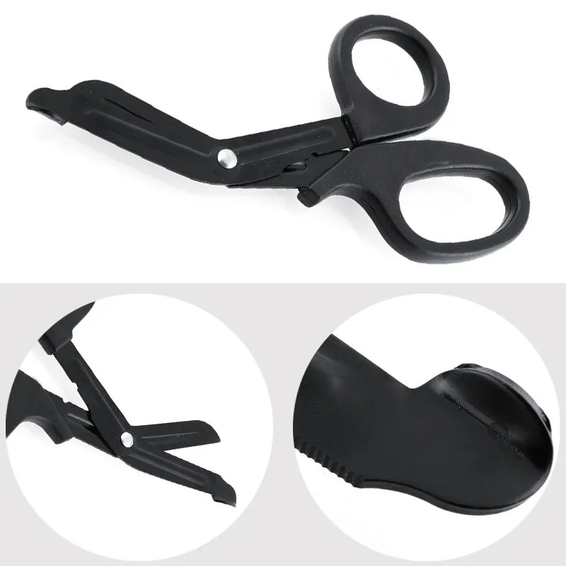 Paramedic Medical Rescue Scissor Stainless steel Rounded Safety Scissors Outdoor emergency first aid Survive gauze bandage
Paramedic Medical Rescue Scissor Stainless steel Rounded Safety Scissors Outdoor emergency first aid Survive gauze bandage