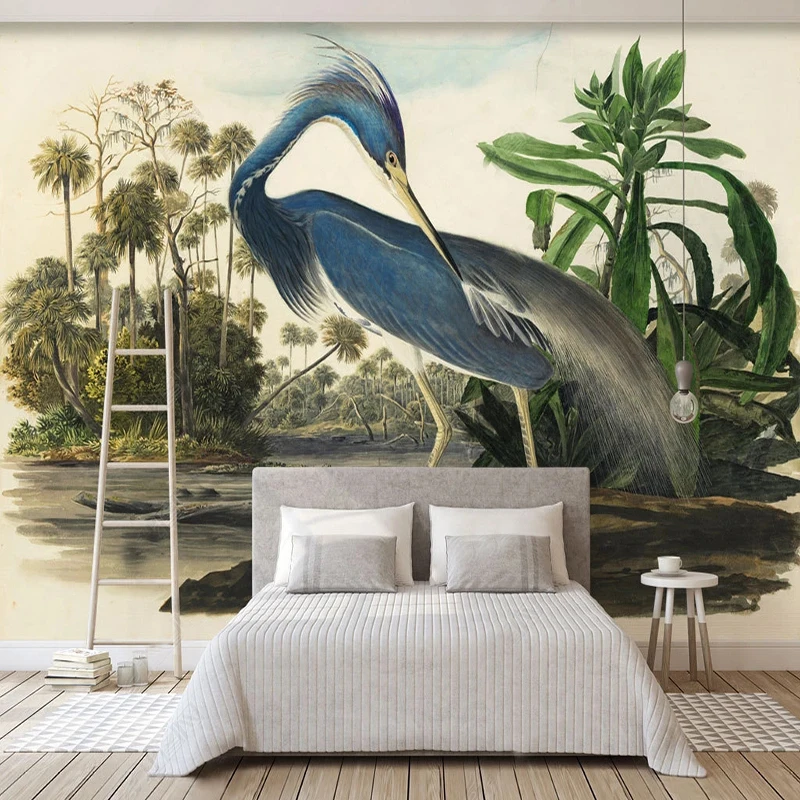 Custom Photo Wall Painting Nordic Retro Rainforest Flowers Birds Living Room Sofa TV Background Wall Mural Wallpaper For Bedroom
Custom Photo Wall Painting Nordic Retro Rainforest Flowers Birds Living Room Sofa TV Background Wall Mural Wallpaper For Bedroom