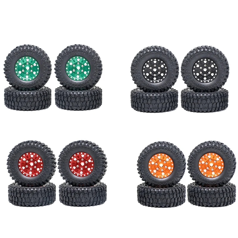 For Wltoys 144001 1.0 Beadlock Wheels And Tires 4Pcs Metal Micro-Crawler Tire For 1/24 RC Crawler Car Axial SCX24 90081 AXI00001
For Wltoys 144001 1.0 Beadlock Wheels And Tires 4Pcs Metal Micro-Crawler Tire For 1/24 RC Crawler Car Axial SCX24 90081 AXI00001
