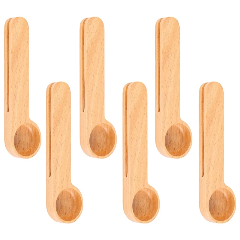 6 Pcs Wooden Coffee Scoop And Bag Clip,Tablespoon Measuring Scoop,Coffee Bags Sealer,For Ground Beans,Coffee Beans,Tea
6 Pcs Wooden Coffee Scoop And Bag Clip,Tablespoon Measuring Scoop,Coffee Bags Sealer,For Ground Beans,Coffee Beans,Tea