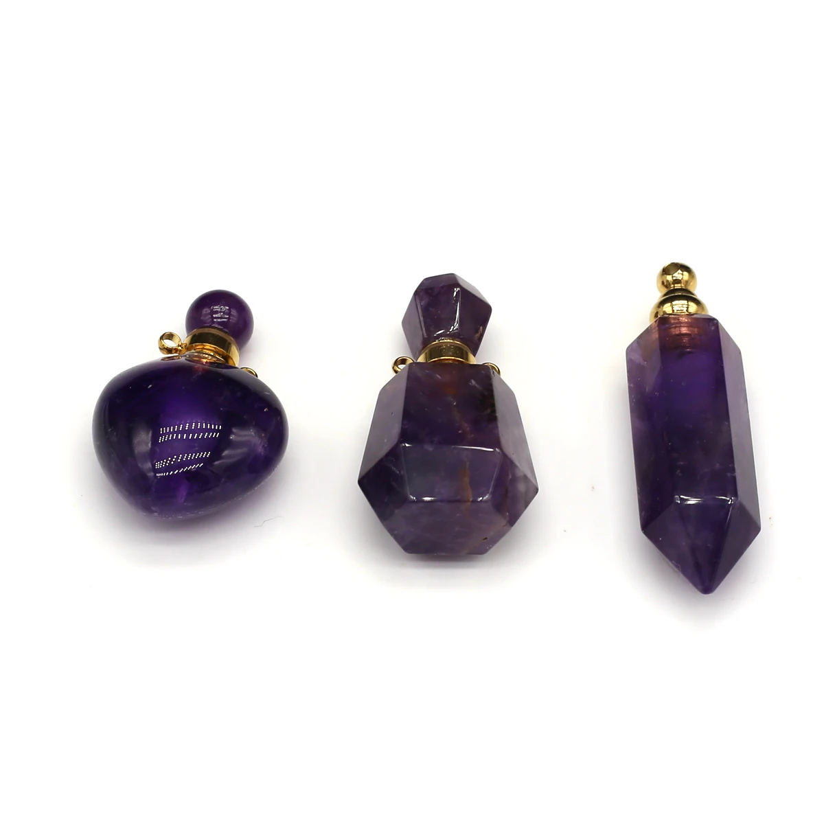 Natural Stones Purple Crystal Amethyst Perfume Bottle Pendant Women Charms for Jewelry Making DIY Necklaces Accessories Gifts
Natural Stones Purple Crystal Amethyst Perfume Bottle Pendant Women Charms for Jewelry Making DIY Necklaces Accessories Gifts