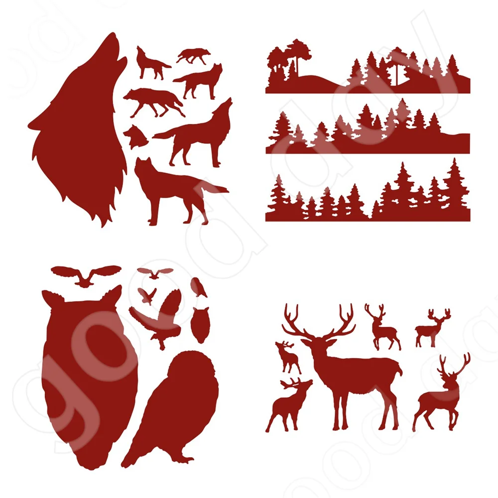 Owl Wolf Deer Forest Metal Cutting Dies Scrapbook Diary Decoration Embossing Template Diy Greeting Card Handmade New Arrival
Owl Wolf Deer Forest Metal Cutting Dies Scrapbook Diary Decoration Embossing Template Diy Greeting Card Handmade New Arrival