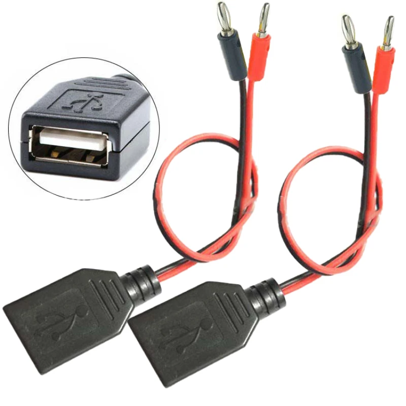 1PCS USB Female to 4MM Banana Plug Test Lead A Female Charging Cable USB Socket to Banana Plug Connection Conductive Wire
1PCS USB Female to 4MM Banana Plug Test Lead A Female Charging Cable USB Socket to Banana Plug Connection Conductive Wire