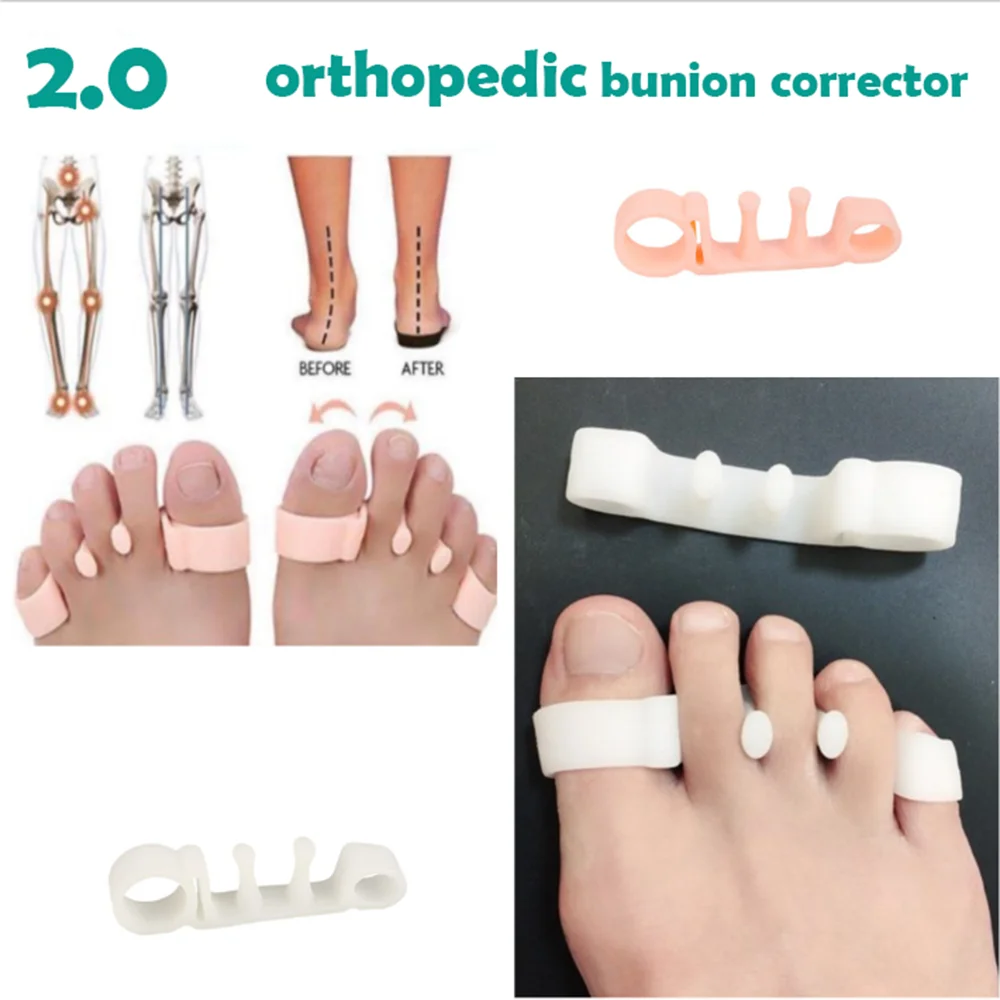 1pair Toe Separator Bone Corrector Straightener Silicone Gel Foot Fingers Protector Bunion Adjuster Feet Massager Care Tool
1pair Toe Separator Bone Corrector Straightener Silicone Gel Foot Fingers Protector Bunion Adjuster Feet Massager Care Tool