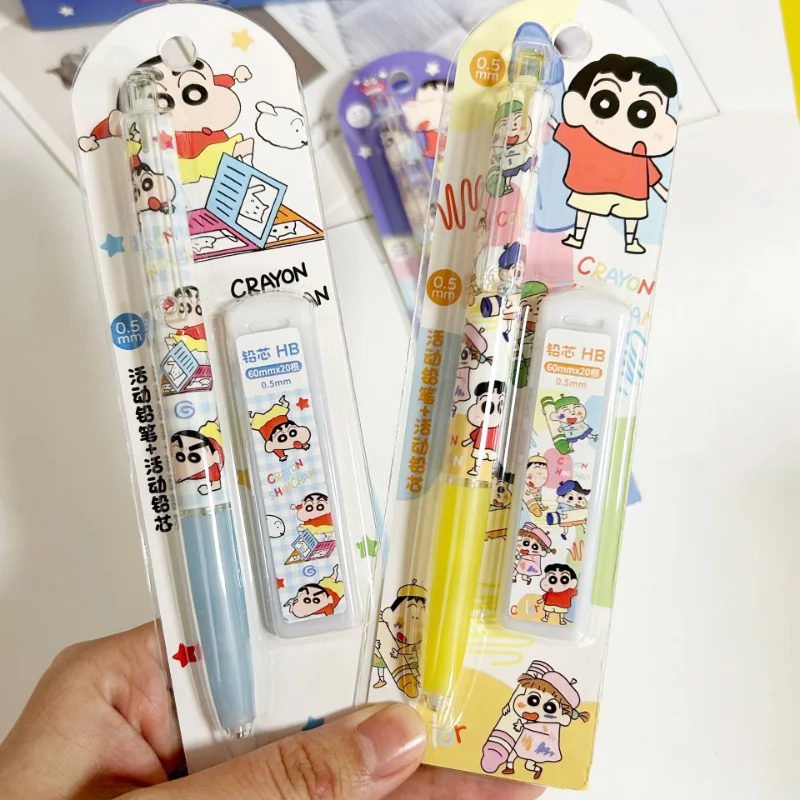 Cartoon Crayon Shinchan Pencil Student Cute Press Pen Spring Anime Shinchan Kuromi Melody Stationery Set 0.5mm Automatic Pencil
Cartoon Crayon Shinchan Pencil Student Cute Press Pen Spring Anime Shinchan Kuromi Melody Stationery Set 0.5mm Automatic Pencil