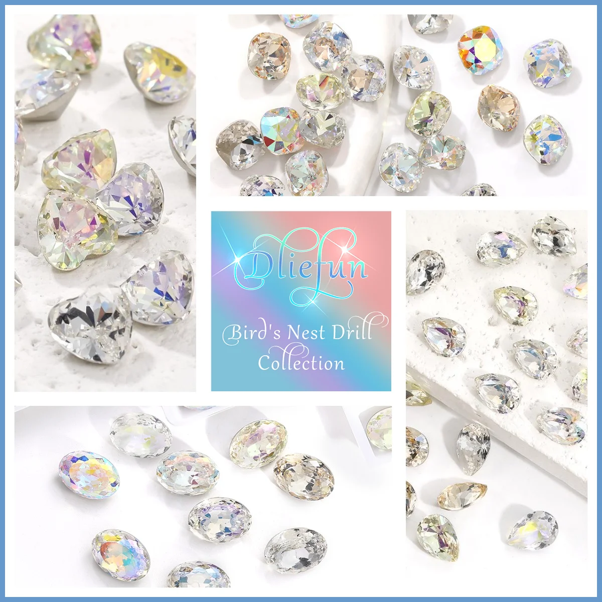 Dliefun 10pcs Glitter Glass Sewing Rhinestones Wedding Dresses Decoration DIY Clothing Accessories Crystals Beads For Needlework
Dliefun 10pcs Glitter Glass Sewing Rhinestones Wedding Dresses Decoration DIY Clothing Accessories Crystals Beads For Needlework