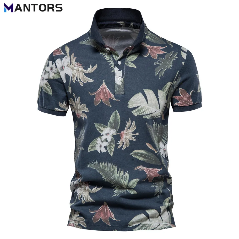 Мужская Летняя хлопковая рубашка-поло с коротким рукавом и отложным воротником 
Мужская Летняя хлопковая рубашка-поло с коротким рукавом и отложным воротником