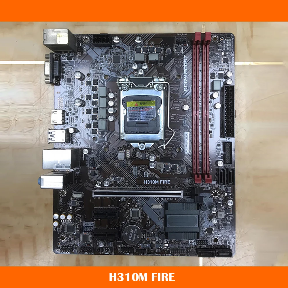 H310M FIRE For Msi LGA1151 DDR4 32GB SATA3*4 PCI-E 3.0 USB3.1 Gen1 Micro ATX Desktop Motherboard Original Quality Work Fine
H310M FIRE For Msi LGA1151 DDR4 32GB SATA3*4 PCI-E 3.0 USB3.1 Gen1 Micro ATX Desktop Motherboard Original Quality Work Fine