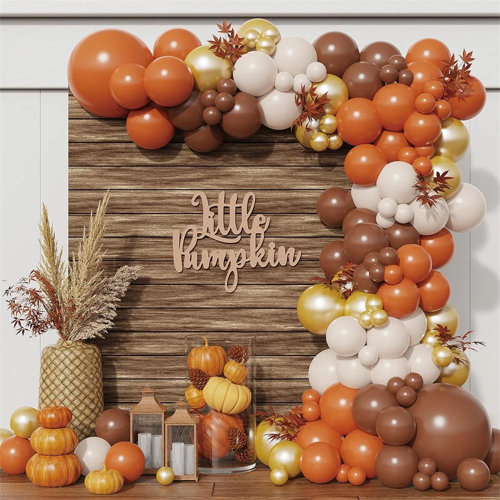 Little Pumpkin Balloon Garland Kit Orange Coffee Brown White Sand Balloons for Thanksgiving Autumn Fall Harvest Party Decoration
Little Pumpkin Balloon Garland Kit Orange Coffee Brown White Sand Balloons for Thanksgiving Autumn Fall Harvest Party Decoration