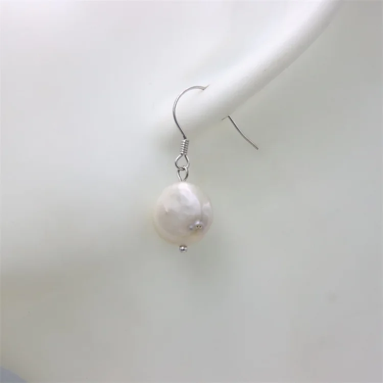 ZFSILVER Real 925 Silver Trendy For Women Female White Round Baroque Freshwater Pearl Dangle Hook Earrings Gifts Party Korean
ZFSILVER Real 925 Silver Trendy For Women Female White Round Baroque Freshwater Pearl Dangle Hook Earrings Gifts Party Korean