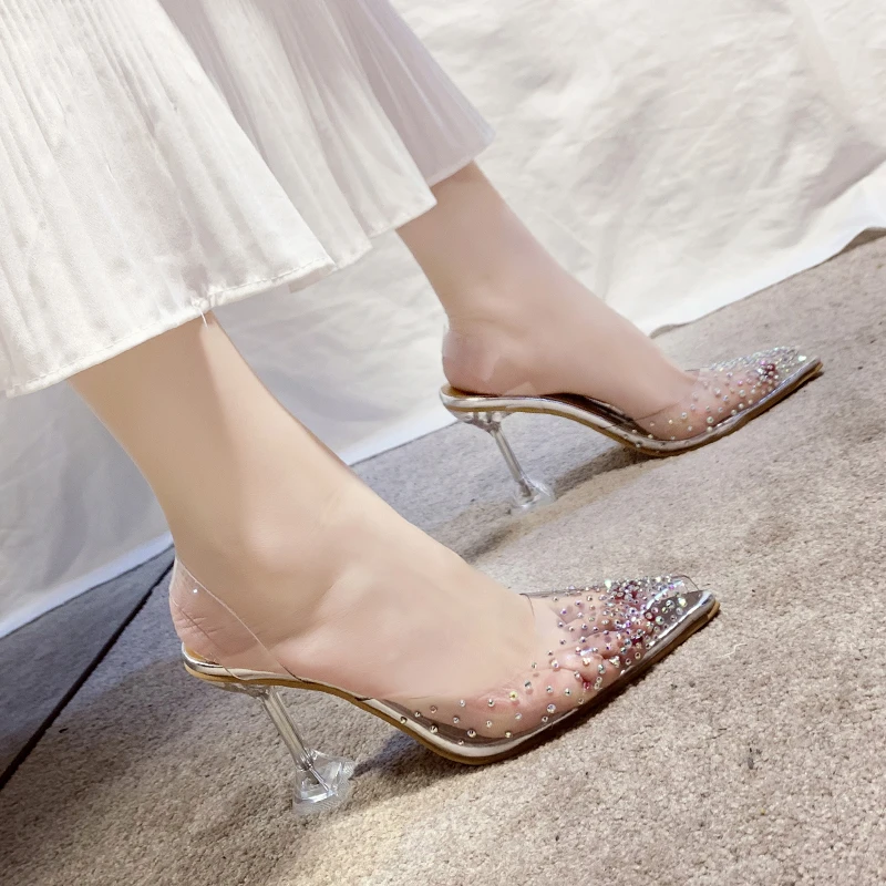 Summer Women Sandals Transparent Pointed Slippers Woman High Heels Sexy open toe Shoes Ladies Pumps Leather Gladiator Sandals 43
Summer Women Sandals Transparent Pointed Slippers Woman High Heels Sexy open toe Shoes Ladies Pumps Leather Gladiator Sandals 43