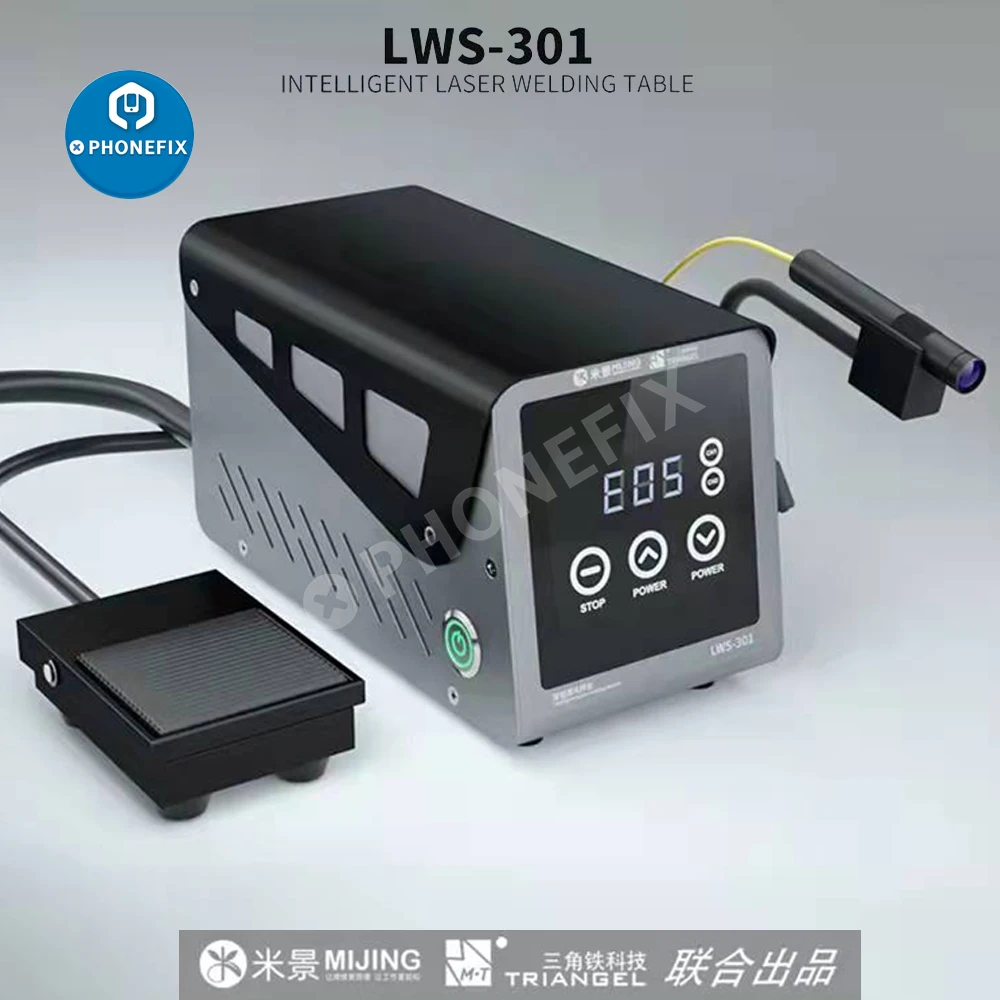 Mijing LWS-301 Intelligent Laser Welding Table Laser Soldering Station for BGA Free Hot Gun IC Disassembly CPU Degumming Repair
Mijing LWS-301 Intelligent Laser Welding Table Laser Soldering Station for BGA Free Hot Gun IC Disassembly CPU Degumming Repair