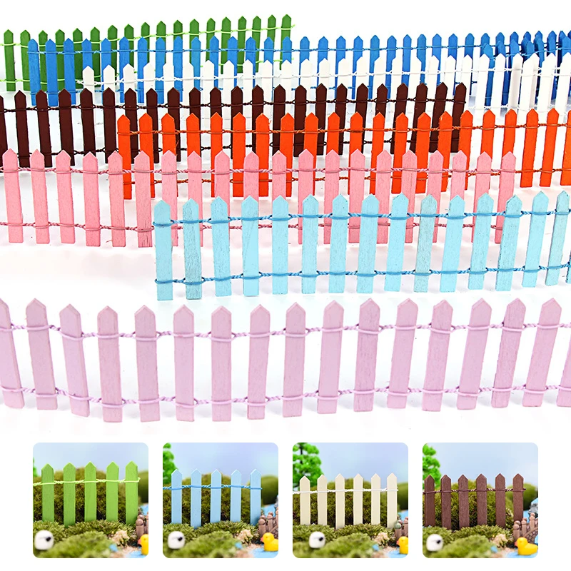90*5cm Mini Wooden Fence DIY Miniature Fairy Garden Wood Barrier Dollhouse Showcase Craft Home Decoration Accessories
90*5cm Mini Wooden Fence DIY Miniature Fairy Garden Wood Barrier Dollhouse Showcase Craft Home Decoration Accessories