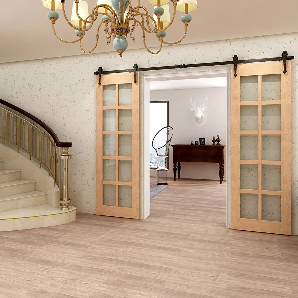 Sliding Barn Door Hardware Kit Heavy Duty Smoothly and Quietly Easy to Install Fit Double Door Panel Heart Style Rollers Hangers
Sliding Barn Door Hardware Kit Heavy Duty Smoothly and Quietly Easy to Install Fit Double Door Panel Heart Style Rollers Hangers