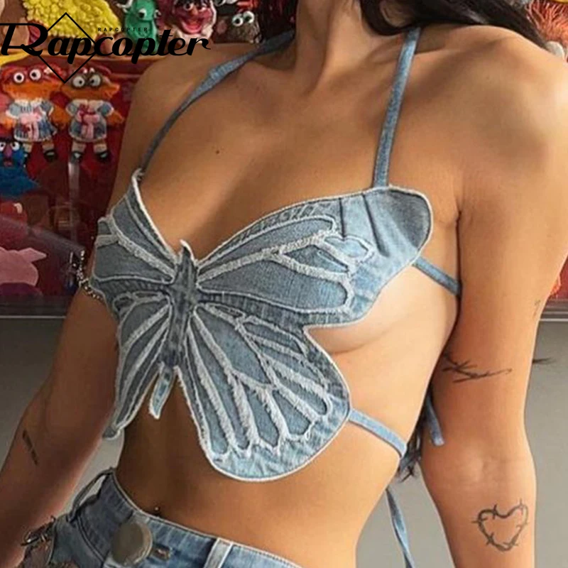 2022 Y2k Butterfly Crop Top Backless Strap Camis Sexy Party Sweats Women Beach Holiday Vest Summer Tee Tank Women Halter Top
2022 Y2k Butterfly Crop Top Backless Strap Camis Sexy Party Sweats Women Beach Holiday Vest Summer Tee Tank Women Halter Top