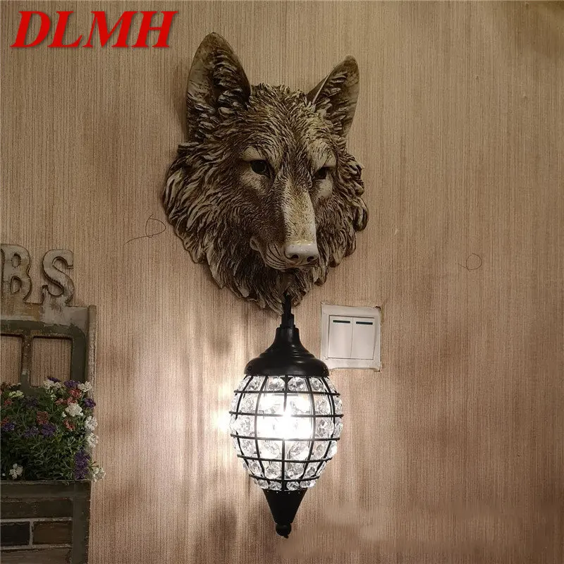 DLMH Modern Wolf Bedside Lamp Light Creative Decorative Crystal Wall Sconces Led for Home Living Room Porch
DLMH Modern Wolf Bedside Lamp Light Creative Decorative Crystal Wall Sconces Led for Home Living Room Porch