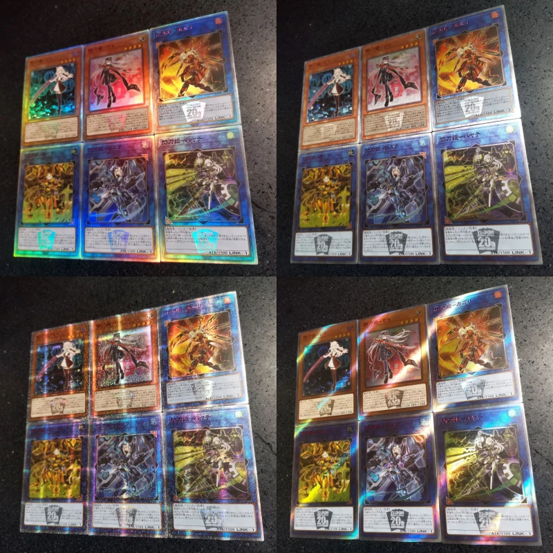 6pcs/set anime DIY Yu Gi Oh! Anniversary Collection Rare Hot Red Flashing Collection Cards for Children's Hobbies Toy Gifts
6pcs/set anime DIY Yu Gi Oh! Anniversary Collection Rare Hot Red Flashing Collection Cards for Children's Hobbies Toy Gifts