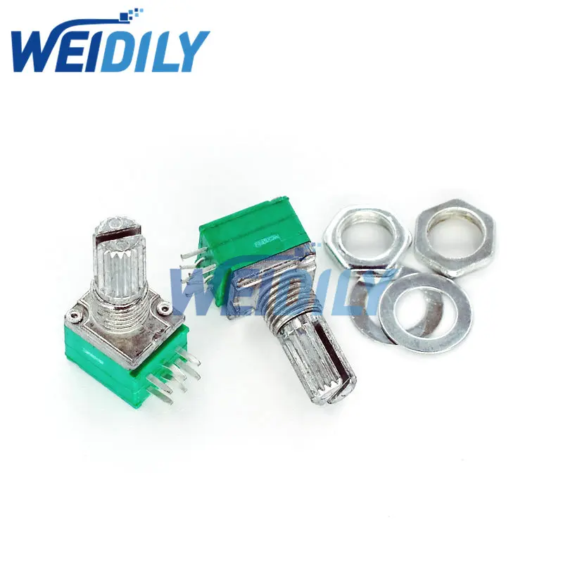 5PCS RK097G B5K B10K B20K B50K B100K 5K 10K 20K 50K 100K With A Switch Audio 6pin Shaft 15mm Amplifier Sealing Potentiometer
5PCS RK097G B5K B10K B20K B50K B100K 5K 10K 20K 50K 100K With A Switch Audio 6pin Shaft 15mm Amplifier Sealing Potentiometer