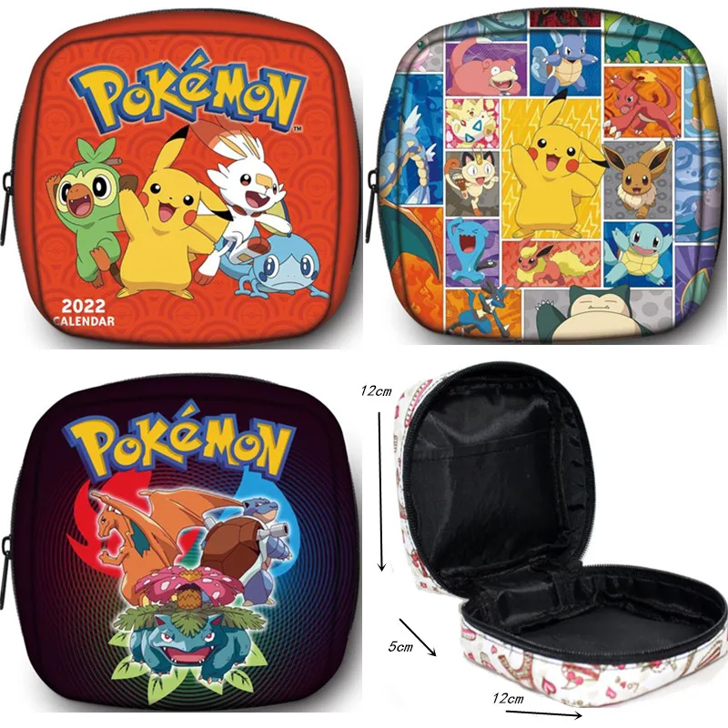 41styles Pokemon Coin Purse for Girls Boys Cartoon Pattern Travel Storage Bag Pikachu Psyduck Anime Waterproof Cosmetic Bag
41styles Pokemon Coin Purse for Girls Boys Cartoon Pattern Travel Storage Bag Pikachu Psyduck Anime Waterproof Cosmetic Bag