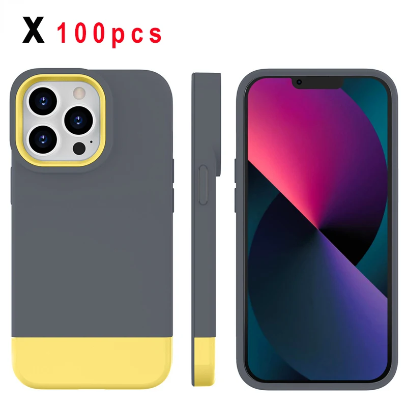 2 colors 3 in 1 phone case for iphone 14 pro max 12 11 cover silicone tpu liquid splicing dual color bumper case 10pcS
2 colors 3 in 1 phone case for iphone 14 pro max 12 11 cover silicone tpu liquid splicing dual color bumper case 10pcS