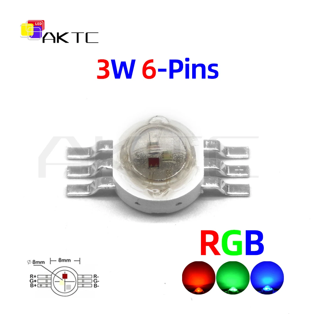 Светодиодные ламповые бусины Ankatec 4/6PDZ-RGB 3Вт 9Вт RGB
Светодиодные ламповые бусины Ankatec 4/6PDZ-RGB 3Вт 9Вт RGB