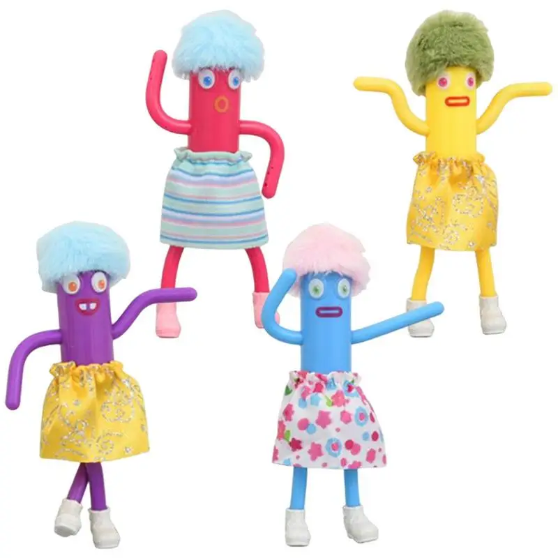 Cartoon Action Figures 4Pcs Dancing Sausage Man Character Action Figure Toy Play Set For Kids Decoration Collection Sculpture
Cartoon Action Figures 4Pcs Dancing Sausage Man Character Action Figure Toy Play Set For Kids Decoration Collection Sculpture