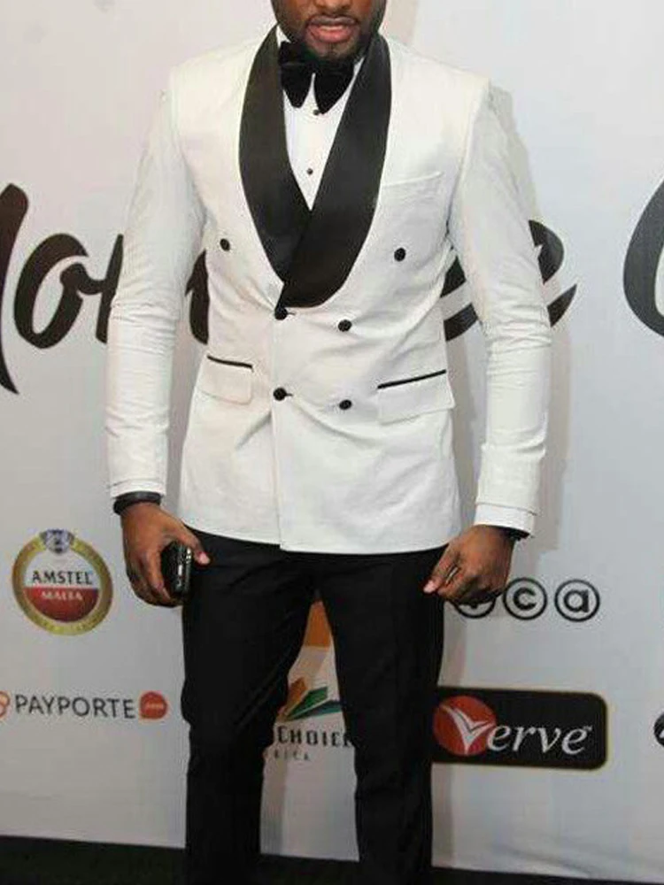 Custom Made Slim Fit dengan Kerah Selendang Double Breasted Tuxedo Pengantin Pria Prom Fashion Kostum Jaket Celana (Jacket+Pants
Custom Made Slim Fit dengan Kerah Selendang Double Breasted Tuxedo Pengantin Pria Prom Fashion Kostum Jaket Celana (Jacket+Pants