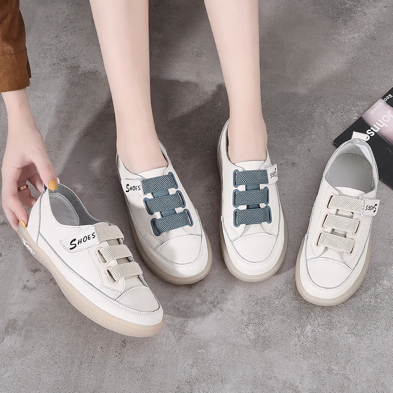 Loafers Ladies Genuine Leather Large Size Spring New Hook @ Loop White Shoes Women Fashion Casual Soft Sole Flat Shoes Women
Loafers Ladies Genuine Leather Large Size Spring New Hook @ Loop White Shoes Women Fashion Casual Soft Sole Flat Shoes Women