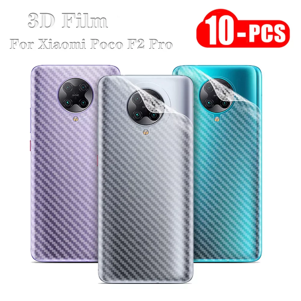 10Pcs/lot 3D Carbon Fiber Protective Sticker Screen Protector For Xiaomi Poco F2 Pro Film M2 M3 X2 X3 NFC F3 GT Clear Back Film
10Pcs/lot 3D Carbon Fiber Protective Sticker Screen Protector For Xiaomi Poco F2 Pro Film M2 M3 X2 X3 NFC F3 GT Clear Back Film
