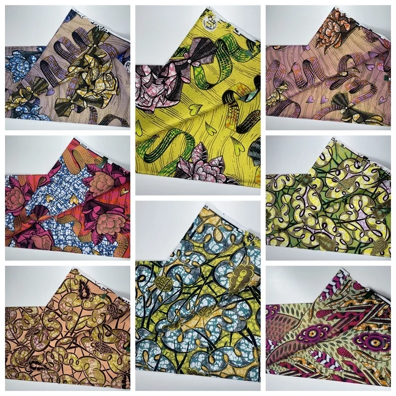 Newest African Glitter Glam Print Grand Wax Fabric Ankara Pagne Cotton Stuff Material For Wedding Uniform Party Dress
Newest African Glitter Glam Print Grand Wax Fabric Ankara Pagne Cotton Stuff Material For Wedding Uniform Party Dress