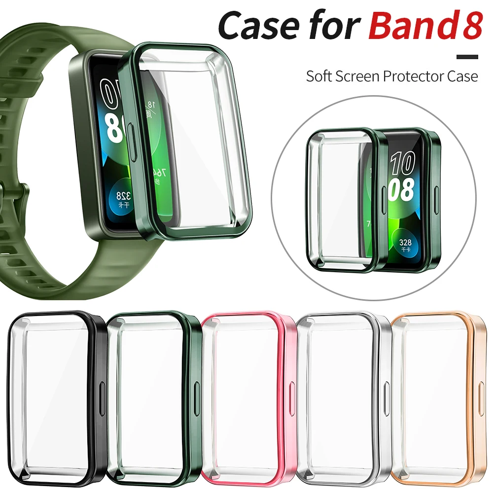 Мягкий чехол из ТПУ для Huawei Band 8, протектор экрана, чехол для часов Band8, тонкий гибкий бампер
Мягкий чехол из ТПУ для Huawei Band 8, протектор экрана, чехол для часов Band8, тонкий гибкий бампер