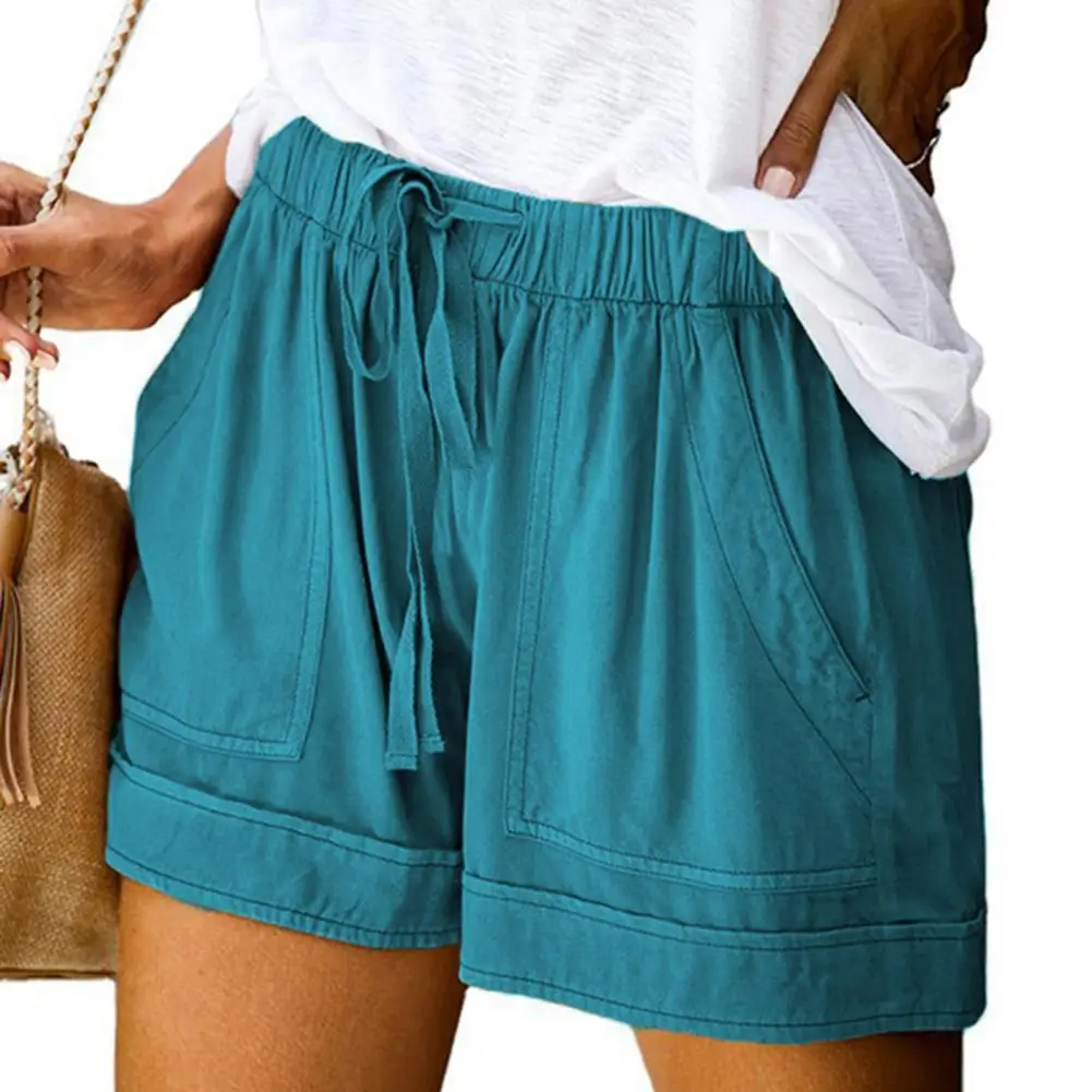 Solid Color Casual Short Women Summer High Waist Loose Elastic Shorts Woman Hot Femme
Solid Color Casual Short Women Summer High Waist Loose Elastic Shorts Woman Hot Femme