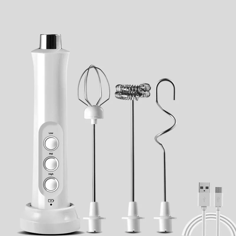 Portable Milk Frother 3 In 1 Rechargeable Electric Foam Maker Handheld Foamer Home High Speeds Drink Mixer Coffee Frothing Wand
Portable Milk Frother 3 In 1 Rechargeable Electric Foam Maker Handheld Foamer Home High Speeds Drink Mixer Coffee Frothing Wand