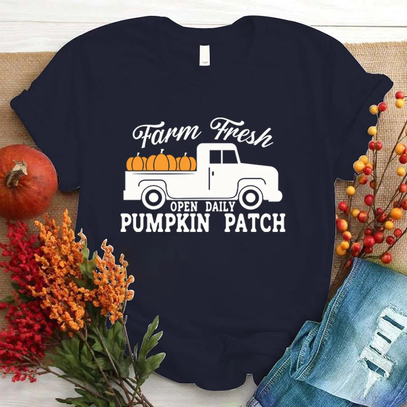 Hot Farm Fresh Open Daily Pumpkin Patch T Shirt Men/Women'S Funny Printing T-Shirt Casual Cool Streetwear Fashion T Shirt
Hot Farm Fresh Open Daily Pumpkin Patch T Shirt Men/Women'S Funny Printing T-Shirt Casual Cool Streetwear Fashion T Shirt