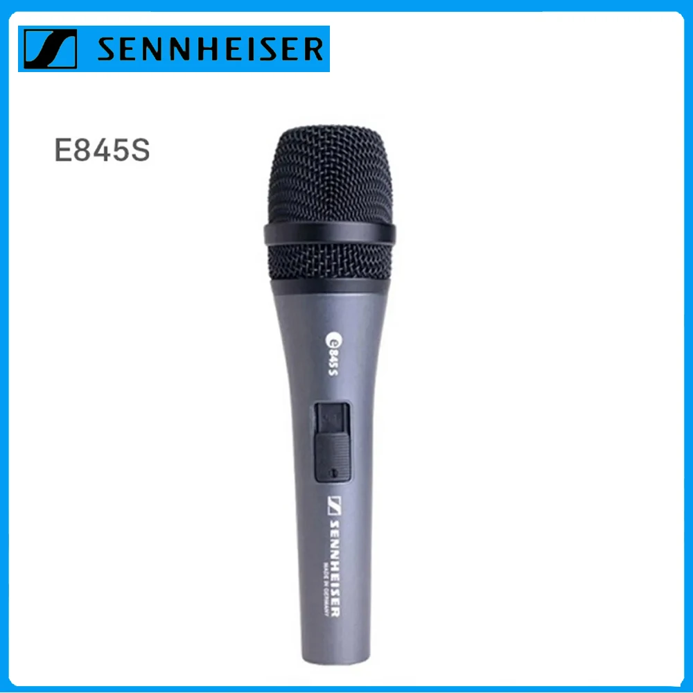Ручной профессиональный проводной динамический микрофон Sennheiser E845s, прозрачный голосовой микрофон для караоке
Ручной профессиональный проводной динамический микрофон Sennheiser E845s, прозрачный голосовой микрофон для караоке