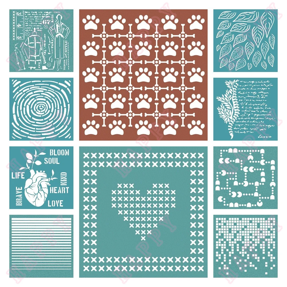 Heart Background Plastic Stencil Cat Dog Sewing Pattern Leaf DIY Embossing Painting Scrapbook Coloring Album Decorative Template
Heart Background Plastic Stencil Cat Dog Sewing Pattern Leaf DIY Embossing Painting Scrapbook Coloring Album Decorative Template