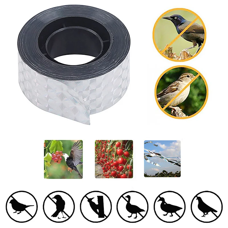 Anti Bird Reflective Tape Outdoor Luminous Tape Anti Mosquito Bites Scare Tape Birds Home and Garden Against Pest Control Tape
Anti Bird Reflective Tape Outdoor Luminous Tape Anti Mosquito Bites Scare Tape Birds Home and Garden Against Pest Control Tape