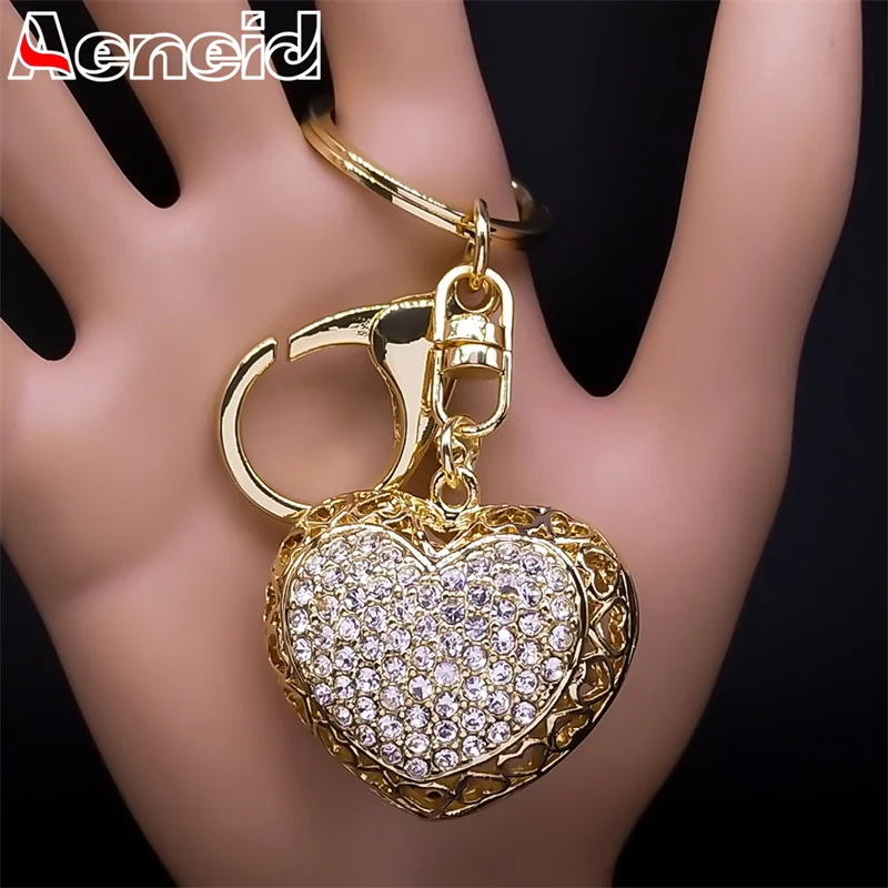 Fashion Cute Shinny Full Crystal Heart Key Chain for Women Alloy Rhinestone Hearts Sparkling Key Holder Bag Ring Jewelry KXH1316
Fashion Cute Shinny Full Crystal Heart Key Chain for Women Alloy Rhinestone Hearts Sparkling Key Holder Bag Ring Jewelry KXH1316