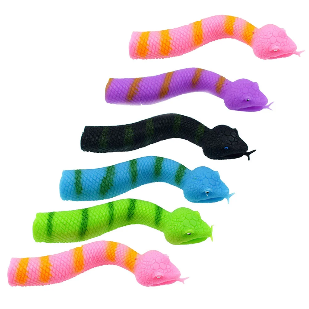6 Pcs Bag Bath Toys Kids Prank Snake Trick Party Props Creative Finger Sleeve Tpr Tricky Toddler
6 Pcs Bag Bath Toys Kids Prank Snake Trick Party Props Creative Finger Sleeve Tpr Tricky Toddler